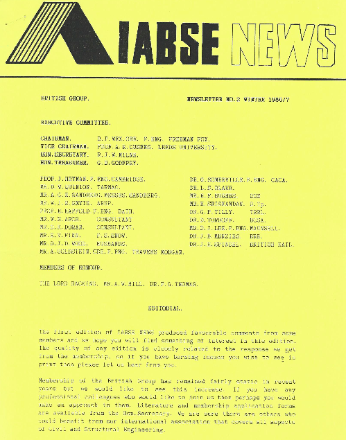 IABSE UK News 1987